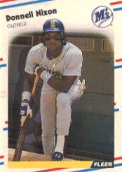 1988 Fleer Baseball Cards      382     Donell Nixon